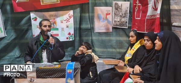 برپایی موکب سازمان دانش‌آموزی همراه با بسیج دانش‌آموزی در شهرستان فارسان