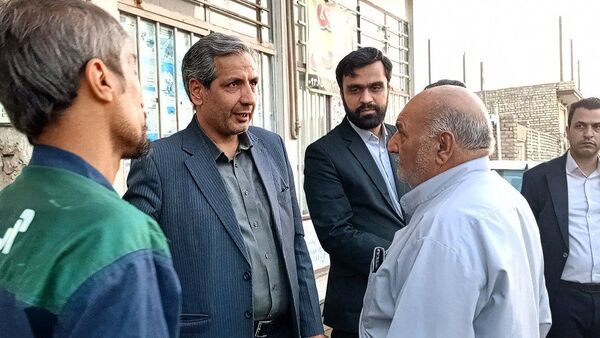 فرماندار کاشمر از وضعیت آب روستای قوژد بازدید کرد