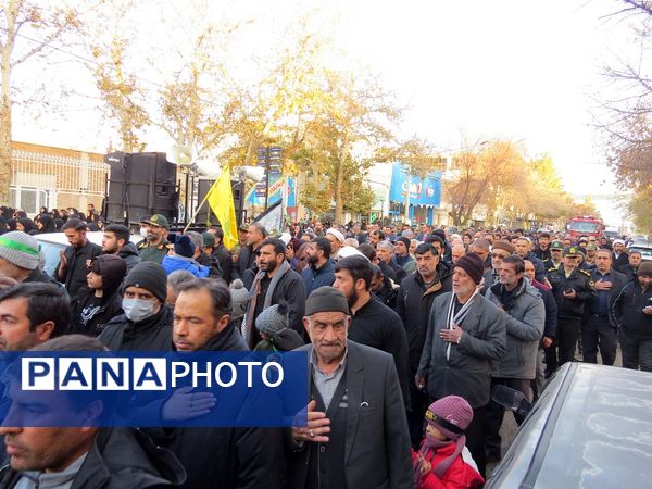 استقبال از شهدای گمنام در شهرستان بجنورد 