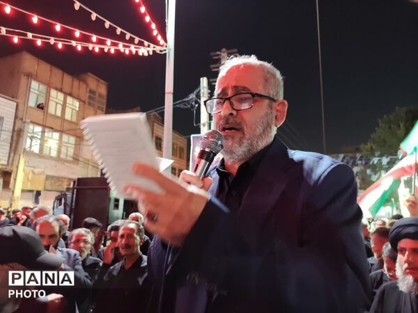 تجمع مردمی شهر صباشهر همزمان با مراسم شام غریبان  