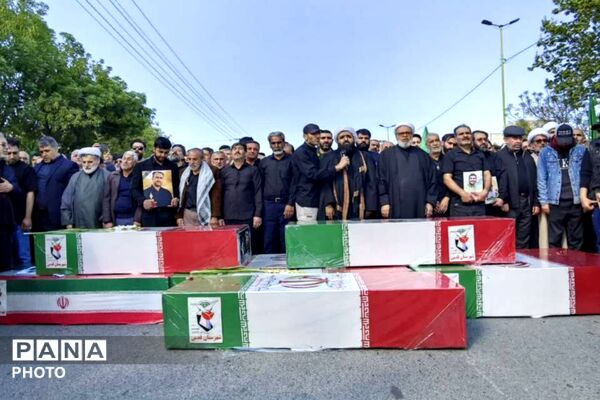 شهر قدس میزبان پیکر ۸ شهید سرافراز