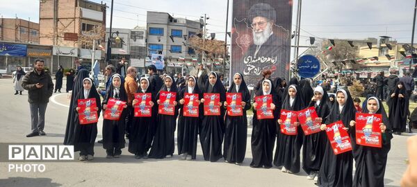 حضور مقتدر مردم آشخانه در راهپیمایی روز قدس