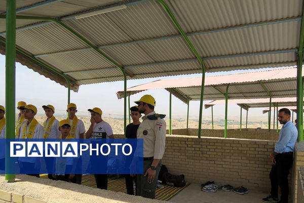 برگزاری پیش اردوی پسران در اردوگاه شهید چمران بجنورد