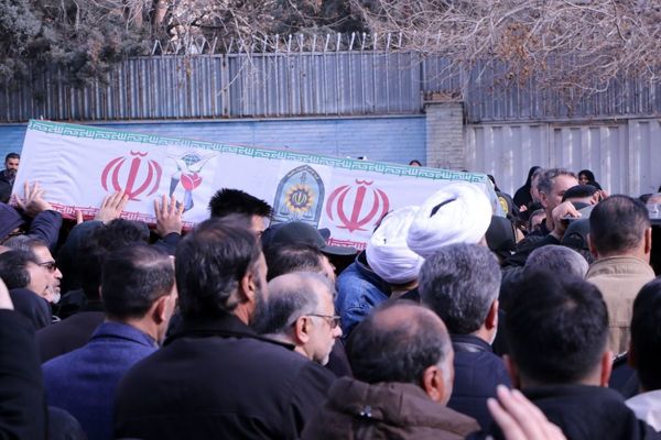مراسم تشییع پیکر مطهر شهید والامقام شاهین دهقانی