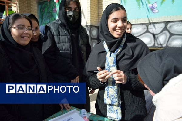 عطر رضوی در جشن نیمه شعبان مدرسه حکمت