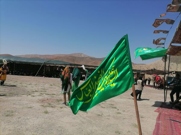 مراسم تعزیه خوانی در روز اربعین حسینی در شهر بار