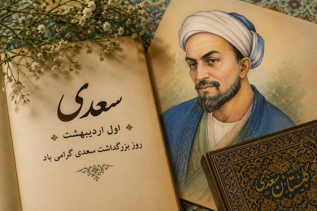 سعدی؛ صدای ماندگار اخلاق و انسانیت در گذر قرن‌ها