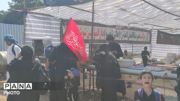 موکب ابالفضل العباس شهرستان شوشتر میزبان زائران پیاده امام رضا ( ع) 