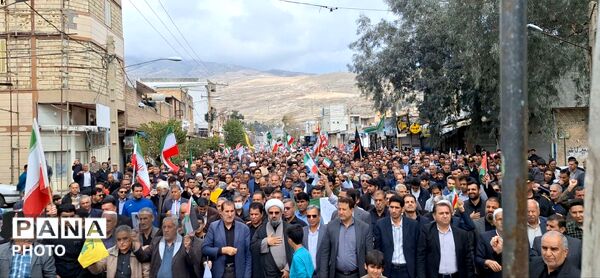 حضور پرشور مردم پلدختر در راهپیمایی روز قدس