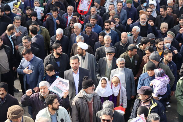 راهپیمایی ۲۲ بهمن بخش بندپی شرقی