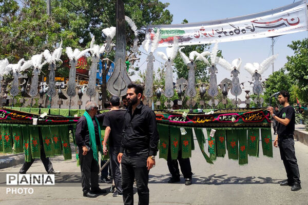 مراسم عزاداری عاشورای حسینی در شهرستان شیروان 