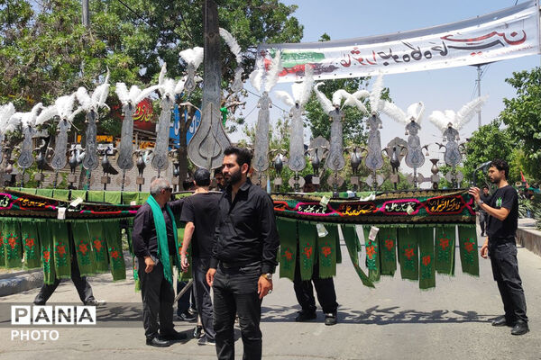 مراسم عزاداری عاشورای حسینی در شهرستان شیروان 