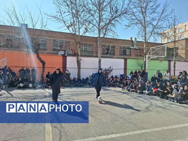 فجرانه ورزشی در دبیرستان حضرت ولی عصر (عج)