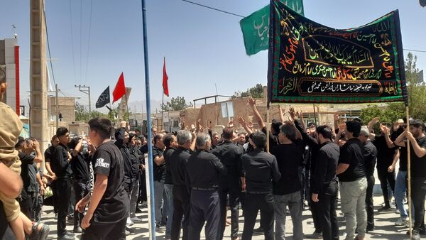 روز هشتم محرم دسته روی هیئت جانثاران ابوالفضلی روستای فدافن