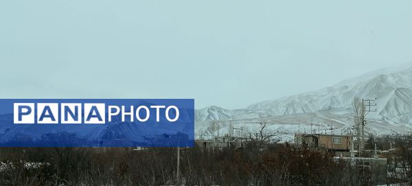 دومین بارش برف پاییزی در شهرزیبای بار نیشابور
