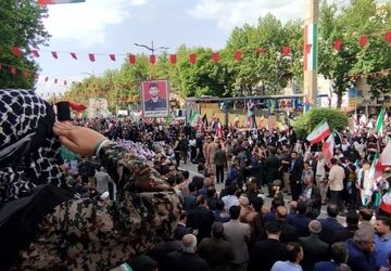 رزمایش عظیم اقتدار ملی وجان فدایان  همزمان با سالروز ولادت باسعادت امام رضا (ع) در خرم آباد