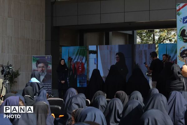 نواختن زنگ مهر در مدرسه سعدی ناحیه سه مشهد