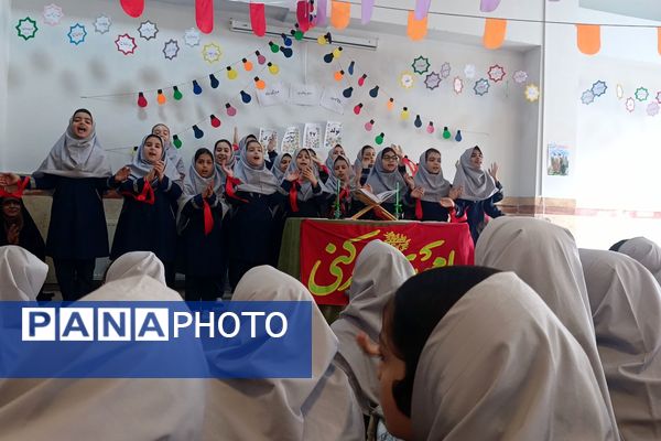 جشن نیمه شعبان در مدرسه شهید اسماعیلی عقدا پردیس 