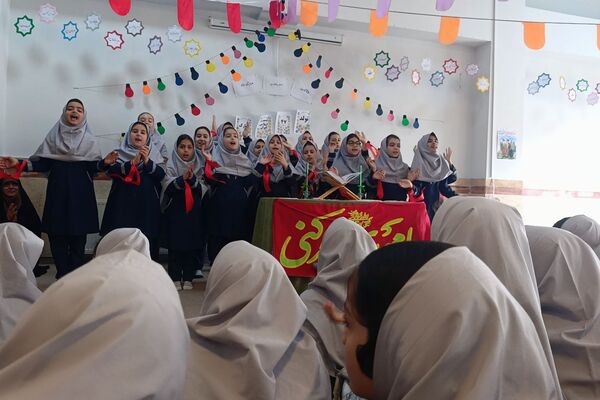 جشن نیمه شعبان در مدرسه شهید اسماعیلی عقدا پردیس 