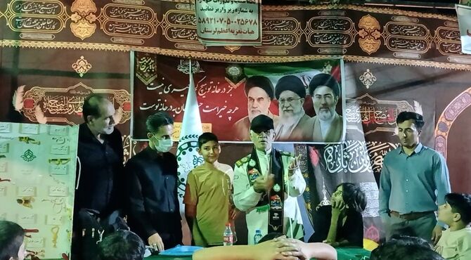 حضور فعال سازمان دانش‌ آموزی استان لرستان در موکب تعزیه اعظم