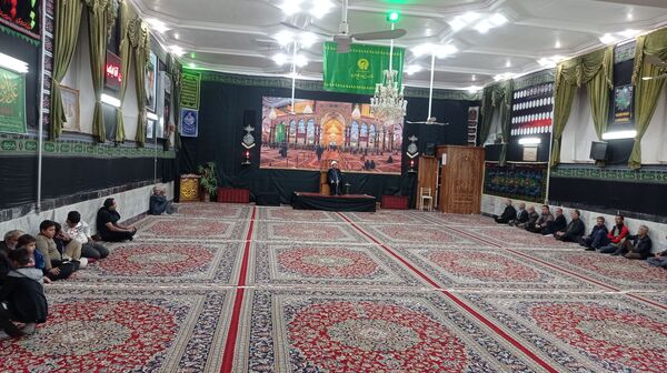  مراسم عزاداری دهه اول فاطمیه (س) در تکیه علی اکبری فدافن