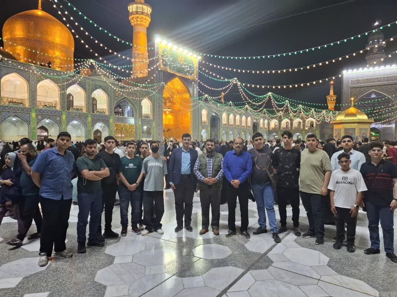 سفر معنوی دانش‌آموزان سما کاشان به مشهد مقدس در دهه کرامت
