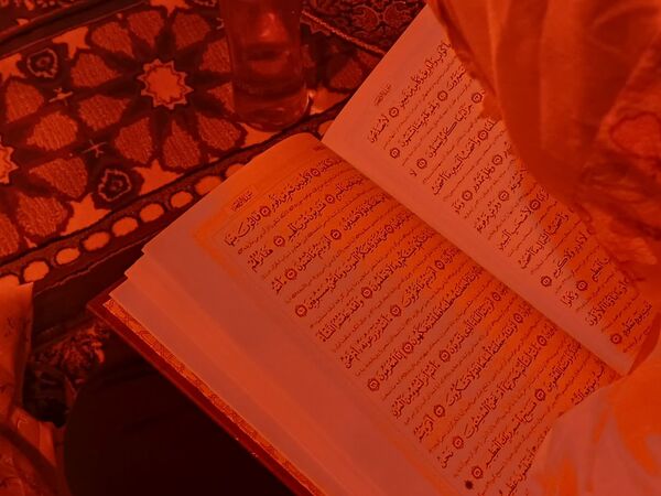 اعتکاف دانش‌آموزی مسجد موسی بن جعفر شهر دولت آباد ویژه دختران