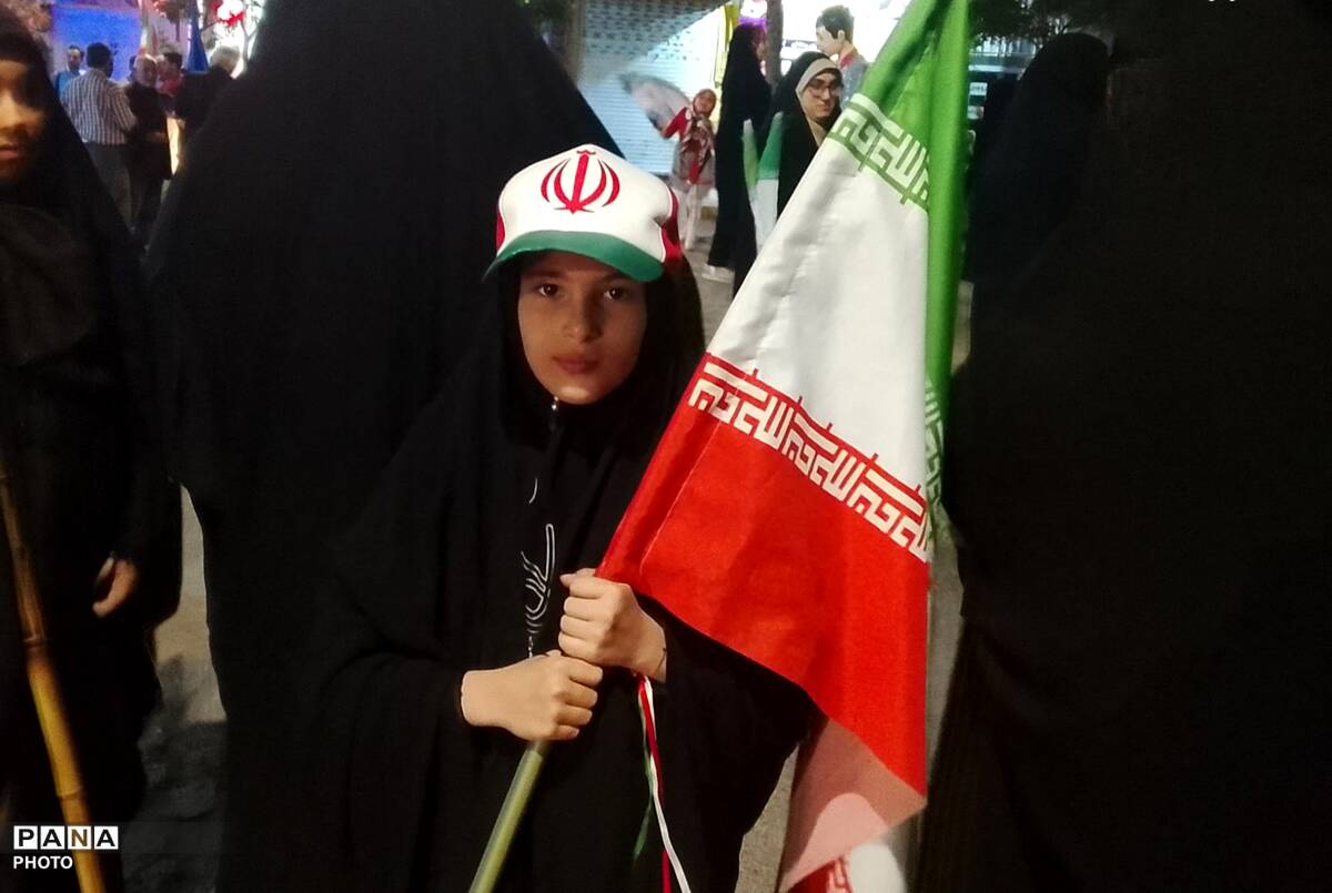 شب هفتاد و هشتم حضور شبانه در میدان جهاد شهر رشتخوار