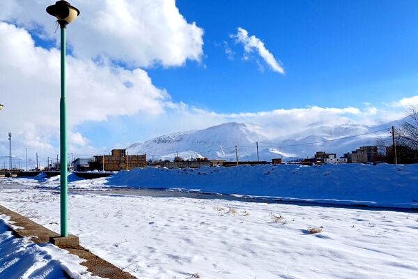 چهره زمستانی شهر فارسان 