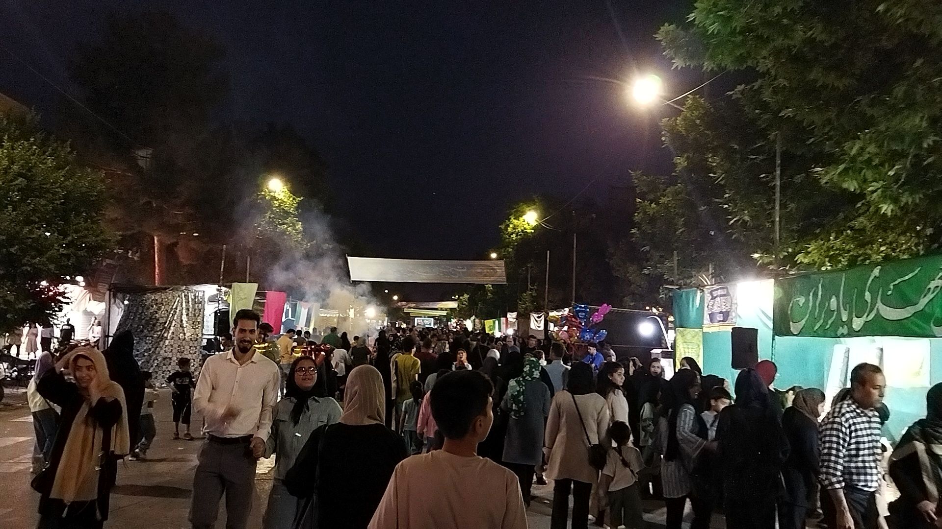مهمانی کیلومتری غدیر در نیشابور 