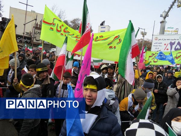 راهپیمایی باشکوه ۲۲ بهمن ماه شهرستان بجنورد 