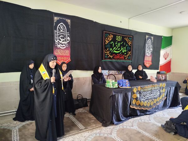 لحظات فاطمی در مدرسه شهید قنبری لاله تبریز