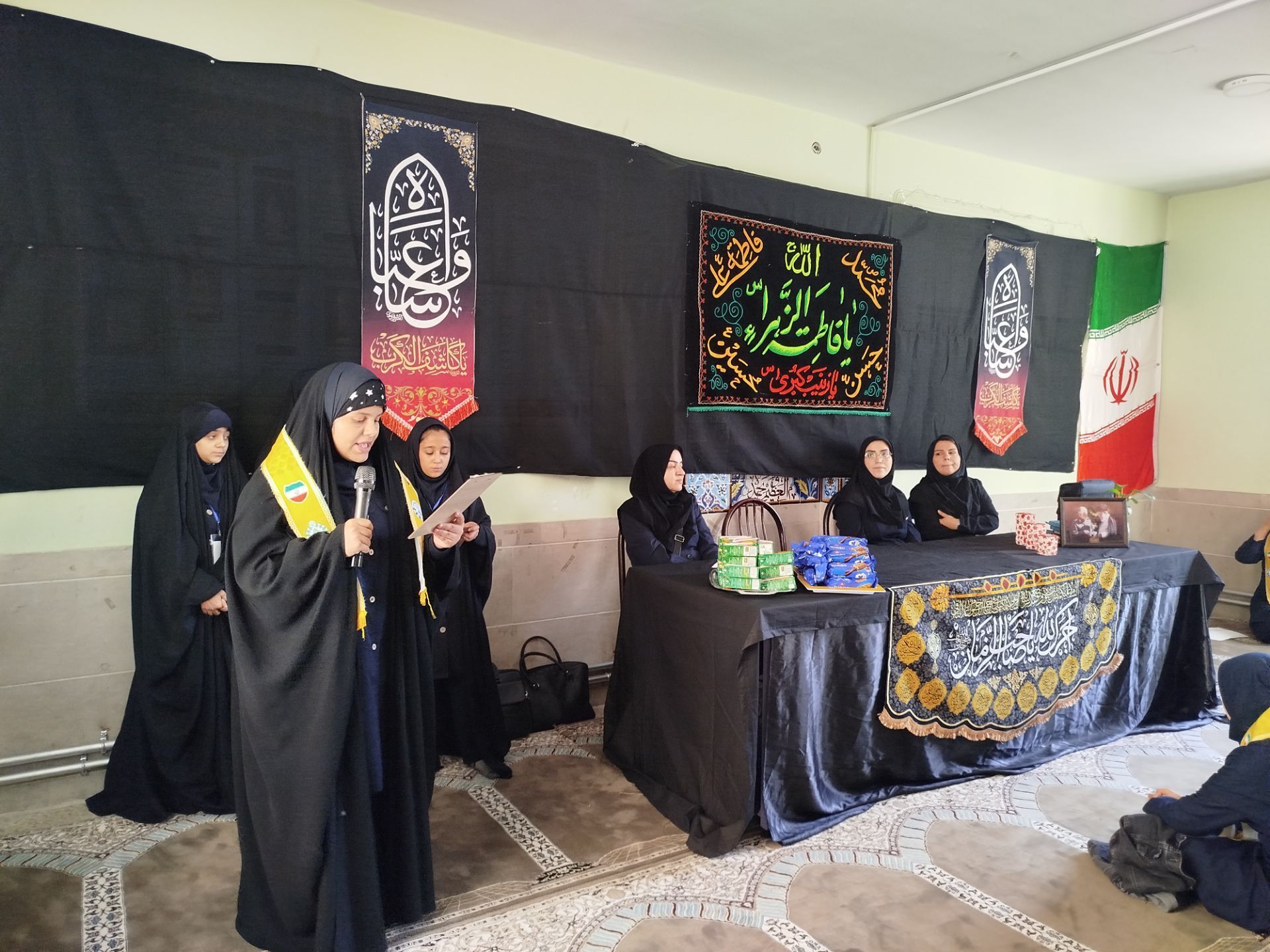 لحظات فاطمی در مدرسه شهید قنبری لاله تبریز
