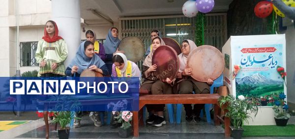 جشن روز مازندران در مدرسه شهید بهداشت قائمشهر