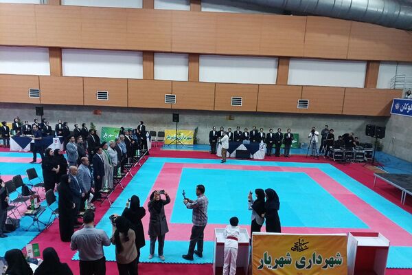 اولین دوره مسابقات قهرمانی کاراته استان تهران در رشته شیتوریو سی فوکان در شهریار