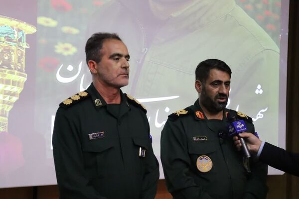 مراسم چهلم شهدای اقتدار در کوهدشت با حضور فرمانده سپاه حضرت ابوالفضل لرستان