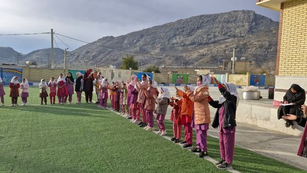 پویش صبحانه سالم در مدارس روستایی شهرستان باشت