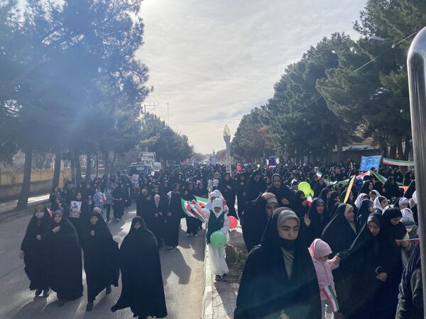 باخرز یکپارچه حماسه، حضور مردم در راهپیمایی 22 بهمن