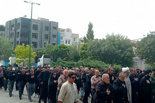 برگزاری مراسم پیاده‌روی جاماندگان اربعین درشهرستان فیروزکوه