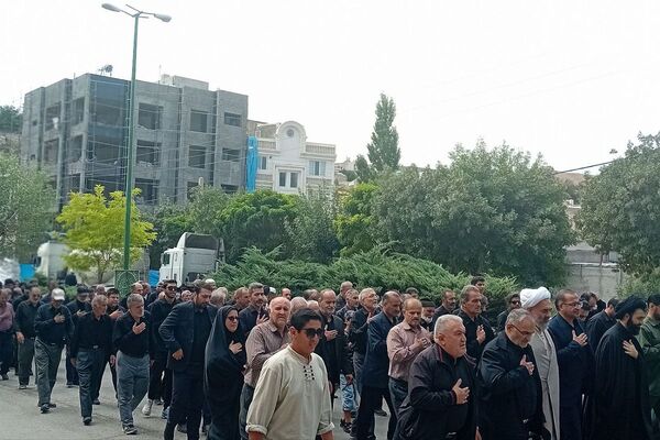 برگزاری مراسم پیاده‌روی جاماندگان اربعین درشهرستان فیروزکوه