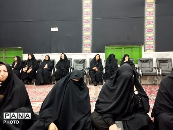 مراسم عزاداری شهادت رهبر معظم انقلاب در روستای مهدی آباد خلیل آباد