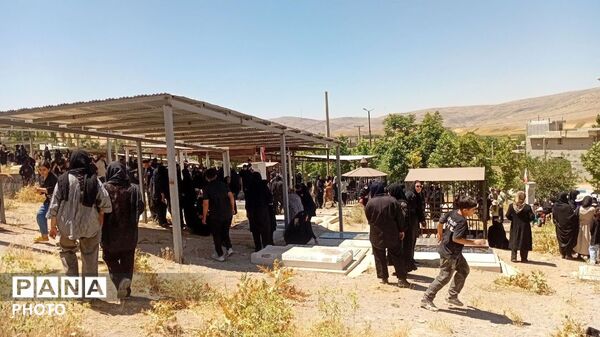طنین «یا حسین» در آستان امامزاده قنبر عبدال
