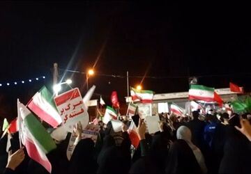 حضور پرشور مردم کوهنانی در اجتماعات شبانه 