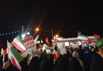 حضور پرشور مردم کوهنانی در اجتماعات شبانه 