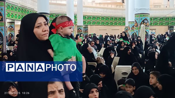 زمزمه‌های «یا علی‌اصغر(ع)» در مصلی زنجان طنین‌انداز شد