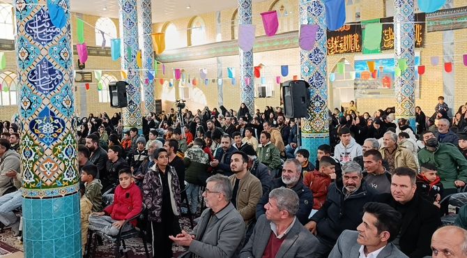  جشن میلاد امام علی (ع) در حسینیه قمر بنی‌هاشم سفیددشت برگزار شد 