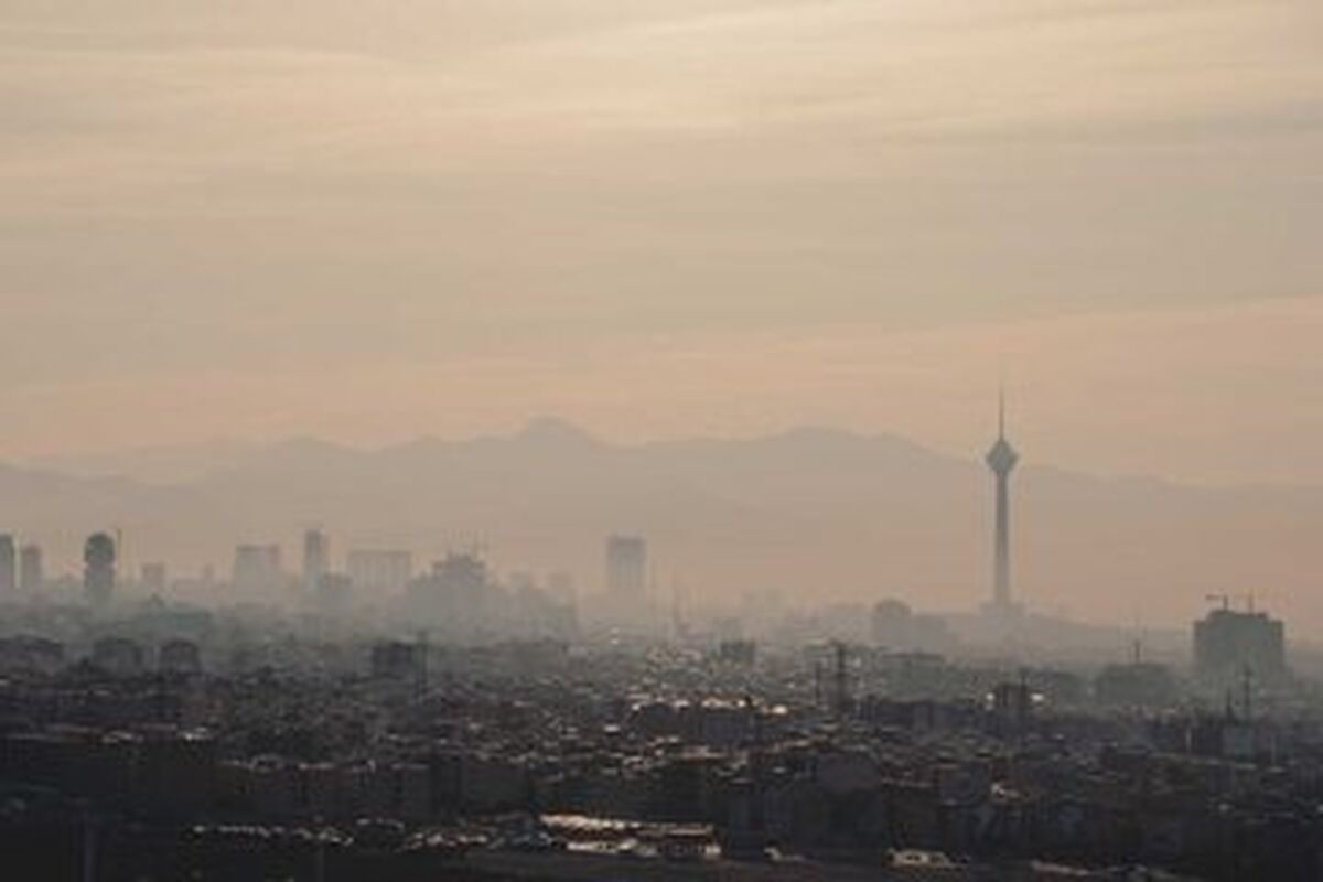 کیفیت هوای تهران در وضعیت نارنجی