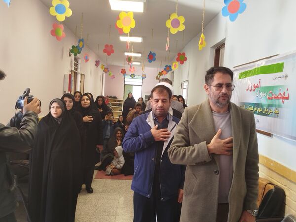 افتتاح پایگاه نهضت سواد آموزی در روستای رستم آباد شهرستان فاروج 