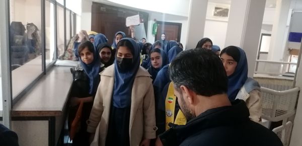 بازدید دانش‌آموزان پیشتاز از شعبه تامین اجتماعی شهرکرد