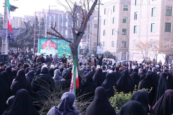مراسم تشییع پیکر مطهر شهید والامقام شاهین دهقانی
